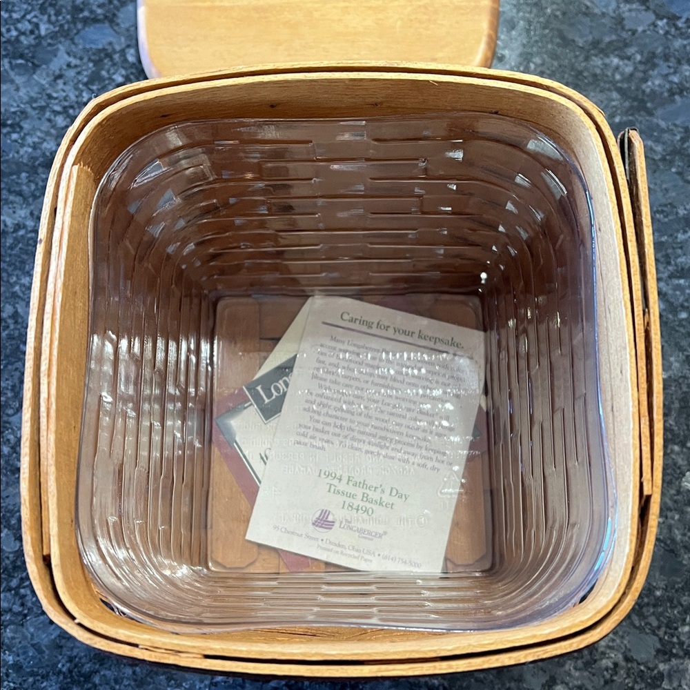 Longaberger Tall Tissue Box - Picture 4 of 4